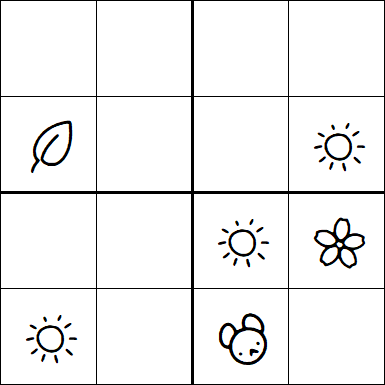 Kids Sudoku 4x4 - Difficile