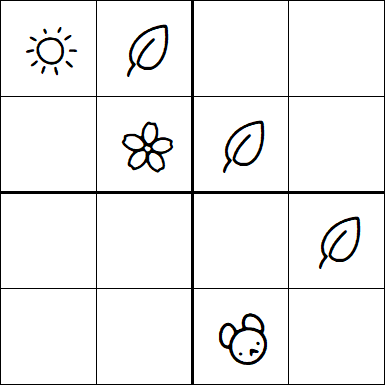 Kids Sudoku 4x4 - Difficile