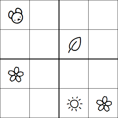 Kids Sudoku 4x4 - Difficile