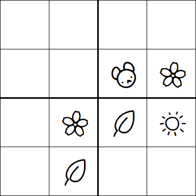 Kids Sudoku 4x4 - Difficile