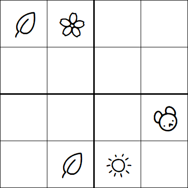 Kids Sudoku 4x4 - Difficile