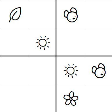 Kids Sudoku 4x4 - Difficile