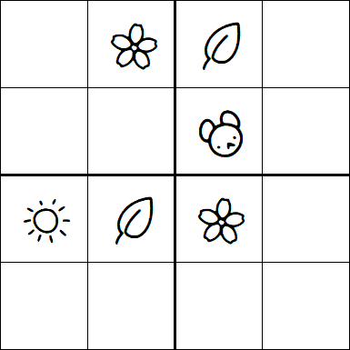 Kids Sudoku 4x4 - Difficile