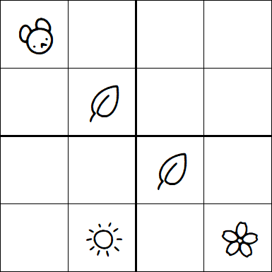 Kids Sudoku 4x4 - Difficile