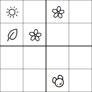 Kids Sudoku 4x4 - Difficile