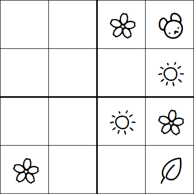 Kids Sudoku 4x4 - Hard