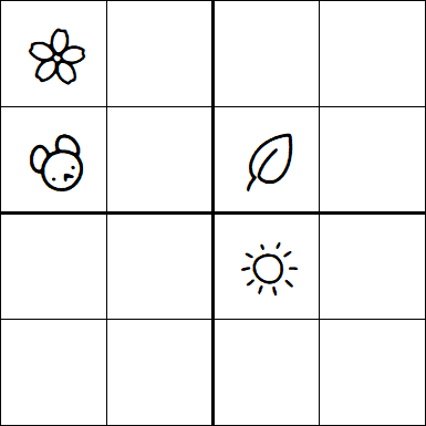 Kids Sudoku 4x4 - Difficile