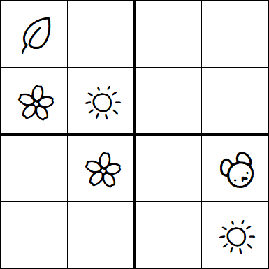 Kids Sudoku 4x4 - Hard