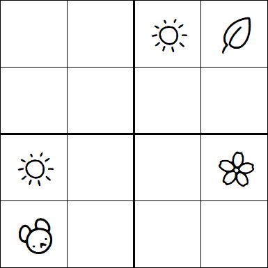 Kids Sudoku 4x4 - Difficile