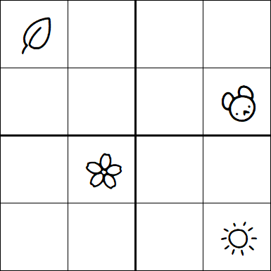 Kids Sudoku 4x4 - Difícil