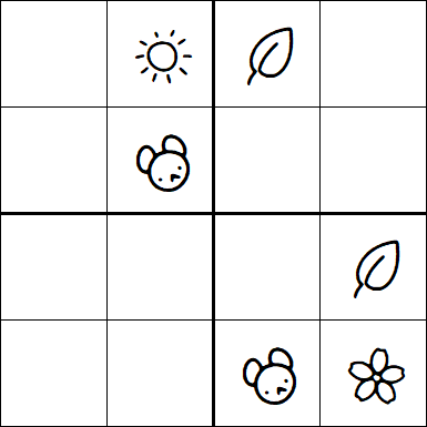 Kids Sudoku 4x4 - Difícil