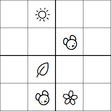 Kids Sudoku 4x4 - Difícil