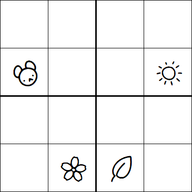 Kids Sudoku 4x4 - Difícil