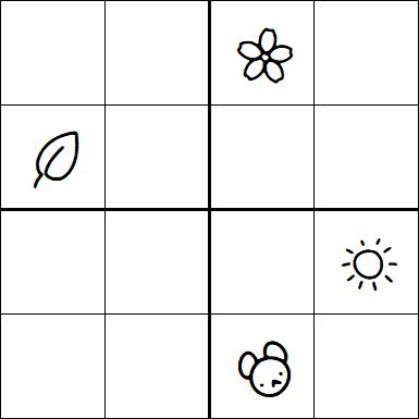 Kids Sudoku 4x4 - Difícil