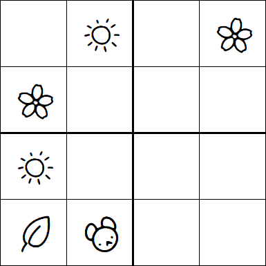 Kids Sudoku 4x4 - Difícil