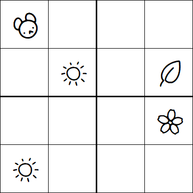 Kids Sudoku 4x4 - Difícil