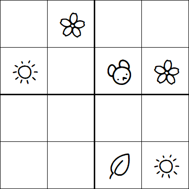 Kids Sudoku 4x4 - Difícil