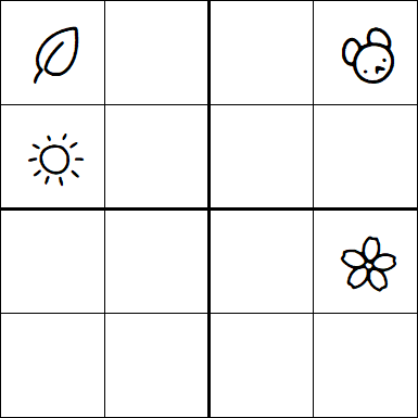 Kids Sudoku 4x4 - Difícil