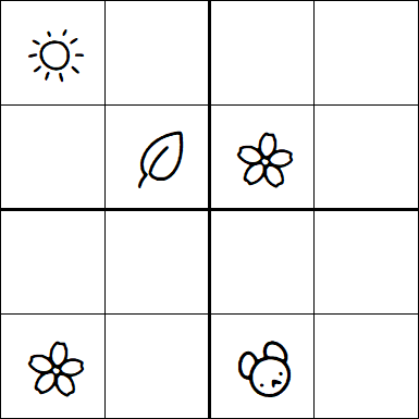 Kids Sudoku 4x4 - Difícil