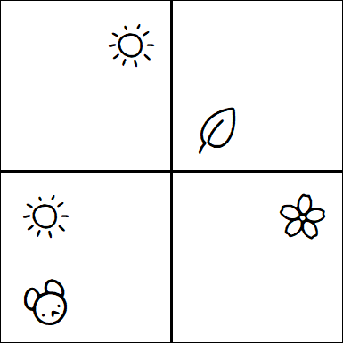 Kids Sudoku 4x4 - Difícil