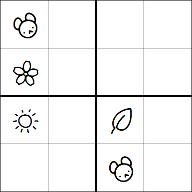 Kids Sudoku 4x4 - Difícil