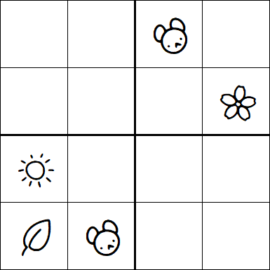 Kids Sudoku 4x4 - Difícil