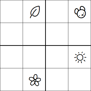 Kids Sudoku 4x4 - Difícil