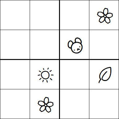 Kids Sudoku 4x4 - Difícil
