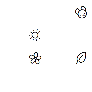 Kids Sudoku 4x4 - Difícil