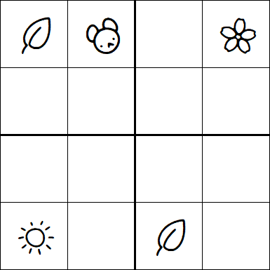Kids Sudoku 4x4 - Difícil