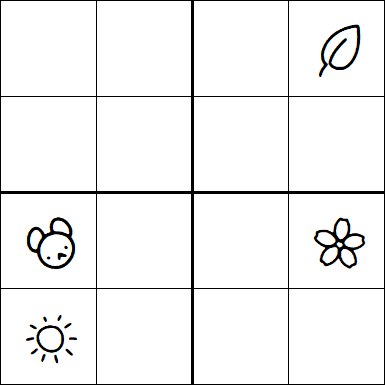 Kids Sudoku 4x4 - Difícil