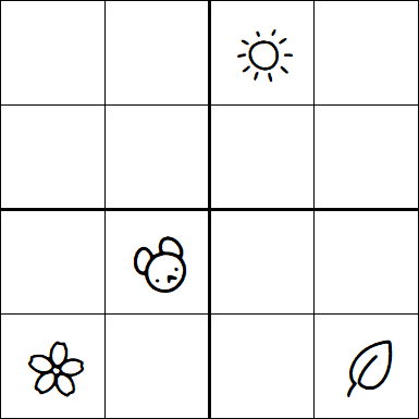 Kids Sudoku 4x4 - Difícil
