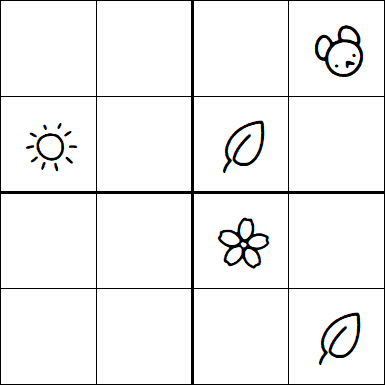 Kids Sudoku 4x4 - Difícil