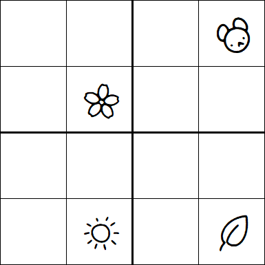 Kids Sudoku 4x4 - Difícil