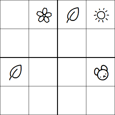 Kids Sudoku 4x4 - Difícil