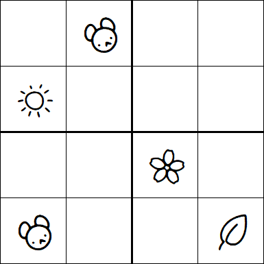 Kids Sudoku 4x4 - Difícil