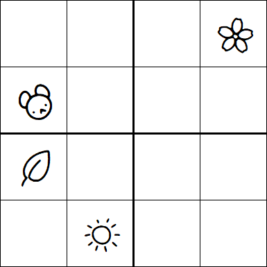 Kids Sudoku 4x4 - Difícil