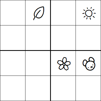 Kids Sudoku 4x4 - Difícil