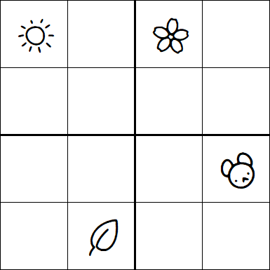 Kids Sudoku 4x4 - Difícil