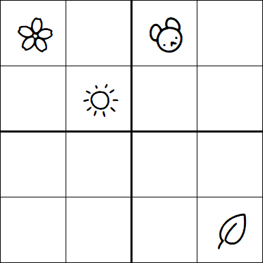 Kids Sudoku 4x4 - Difícil