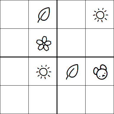 Kids Sudoku 4x4 - Difícil