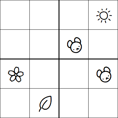 Kids Sudoku 4x4 - Difícil