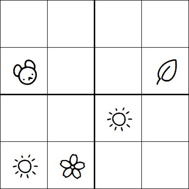 Kids Sudoku 4x4 - Difícil