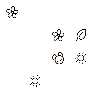 Kids Sudoku 4x4 - Hard