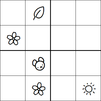 Kids Sudoku 4x4 - Difícil