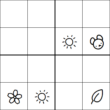 Kids Sudoku 4x4 - Difícil