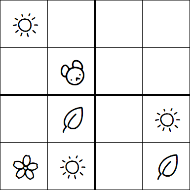 Kids Sudoku 4x4 - Difícil