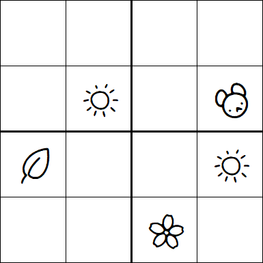 Kids Sudoku 4x4 - Difícil