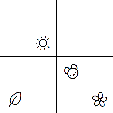 Kids Sudoku 4x4 - Difícil