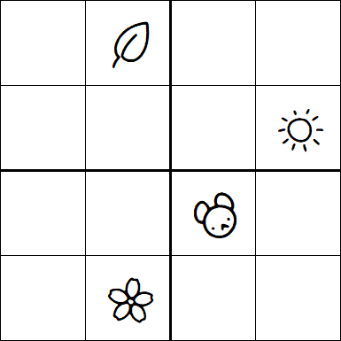 Kids Sudoku 4x4 - Difícil
